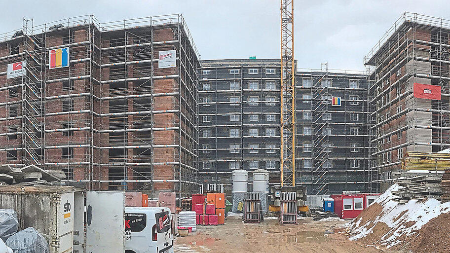 So sieht das ehemalige Wohnheim des Instituts für Hörgeschädigte aktuell aus: eine riesengroße Baustelle. Fotos: So sieht das ehemalige Wohnheim des Instituts für Hörgeschädigte aktuell aus: eine riesengroße Baustelle. Fotos: