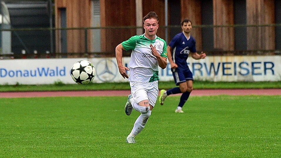 Laurin Hübscher erzielte das 1:0-Siegtor für die SpVgg GW Deggendorf.