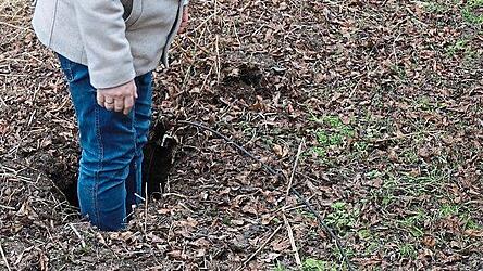 Wie aufs Stichwort gab die Erde nach.