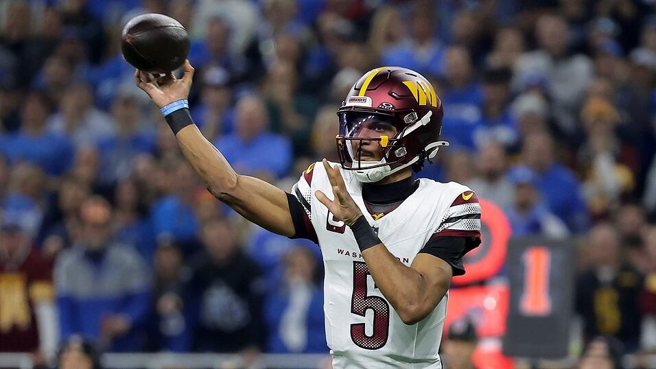 Erste Saison, zweiter Playoff-Sieg, nur einen Erfolg vom Super Bowl entfernt: Jayden Daniels überzeugte erneut.