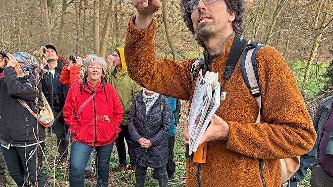 Philipp Herrmann, er wird auch 'Vogelphilipp' genannt.
