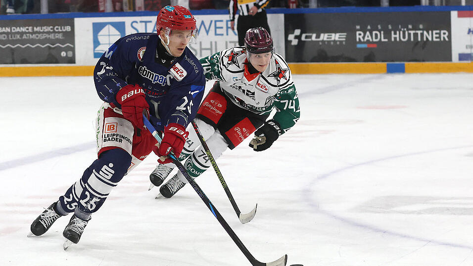 Der eine bleibt - der andere geht: „Blacky” Schwarz (li.) freut sich „unheimlich” auf ein weiteres Jahr beim EVL. Der eine bleibt - der andere geht: „Blacky” Schwarz (li.) freut sich „unheimlich” auf ein weiteres Jahr beim EVL.