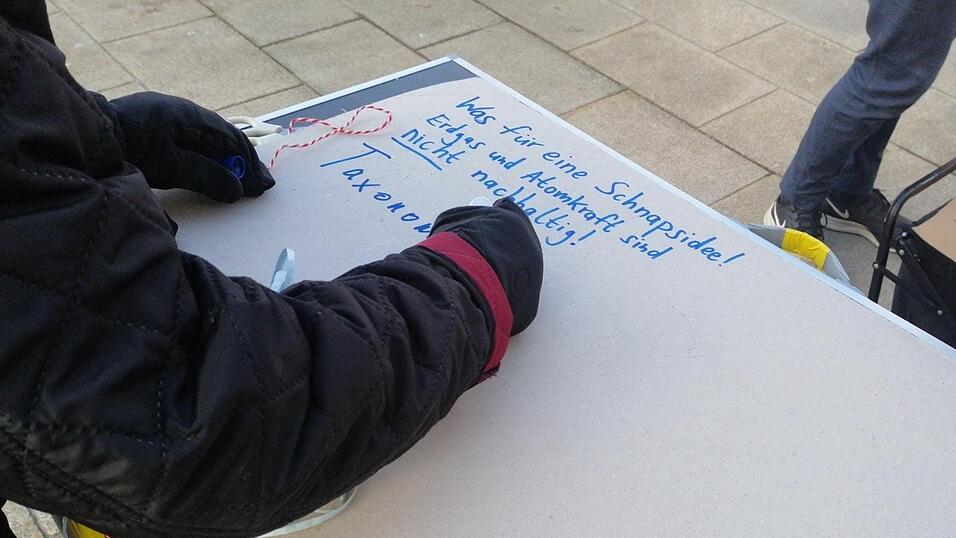 In einem Infostand am Passauer Ludwigsplatz haben Fridays-For-Future-Aktivisten am Freitag zum Thema Klimaschutz informiert. In einem Infostand am Passauer Ludwigsplatz haben Fridays-For-Future-Aktivisten am Freitag zum Thema Klimaschutz informiert.