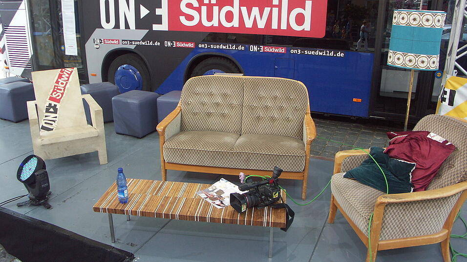 Blick hinter die Kulissen bei on3-südwild. (Foto: Meike Weinzierl) Blick hinter die Kulissen bei on3-südwild. (Foto: Meike Weinzierl)