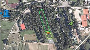 In der Plattlinger Au, hinter dem Kutscherplatz, könnte bis zum Kindergartenjahr 2027/2028 eine naturnahe Außenspielgruppe entstehen. Die Zonierung ist nur ein Vorschlag und noch mit keinerlei Fachexpertise von pädagogischer und technischer Perspektive hinterlegt, betont Geschäftsleiter Sandro Pfeiffer.