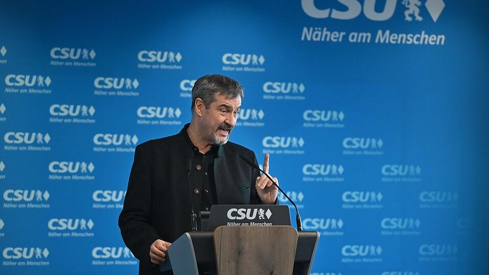 CSU-Chef Markus S&ouml;der zeigt sich zufrieden mit dem ausgehandelten Koalitionsvertrag.