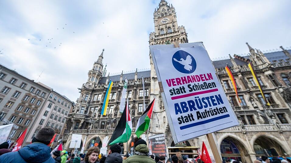 Vielerorts in der M&uuml;nchner Innenstadt wird es in den Tagen um die Sicherheitskonferenz Demonstrationen geben. (Archivbild)