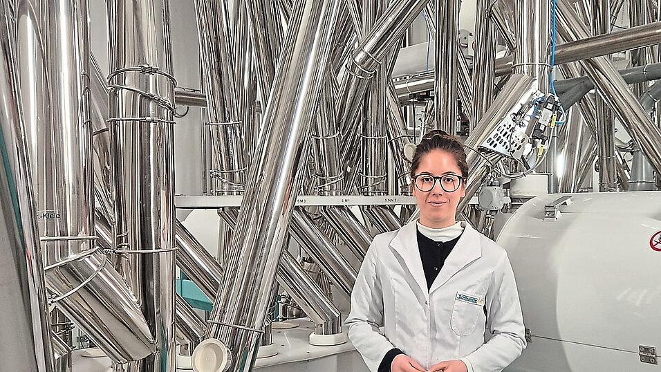 Geringe Frauenquote: Von 70 Auszubildenden war Emilia Schmalhofer 2020 eine von f&uuml;nf Frauen. Deutschlandweit gibt es nur zwei Schulen f&uuml;rs M&uuml;llerhandwerk.