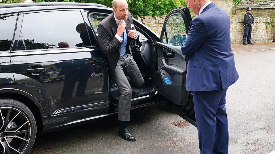 Auch Prinz William und seine Frau, Prinzessin Kate, nahmen an der Zeremonie teil.