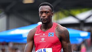 Der deutsche Rekordhalter Owen Ansah ist erneut zum deutschen 100-Meter-Titel gestürmt. Der deutsche Rekordhalter Owen Ansah ist erneut zum deutschen 100-Meter-Titel gestürmt.