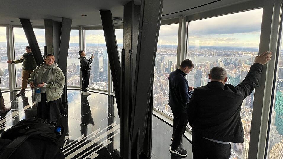 Ganz oben im Empire State Building.