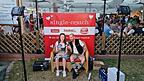 Die Single-Couch vor dem Nothaft-Festzelt am Gäubodenvolksfest. Die Single-Couch vor dem Nothaft-Festzelt am Gäubodenvolksfest.