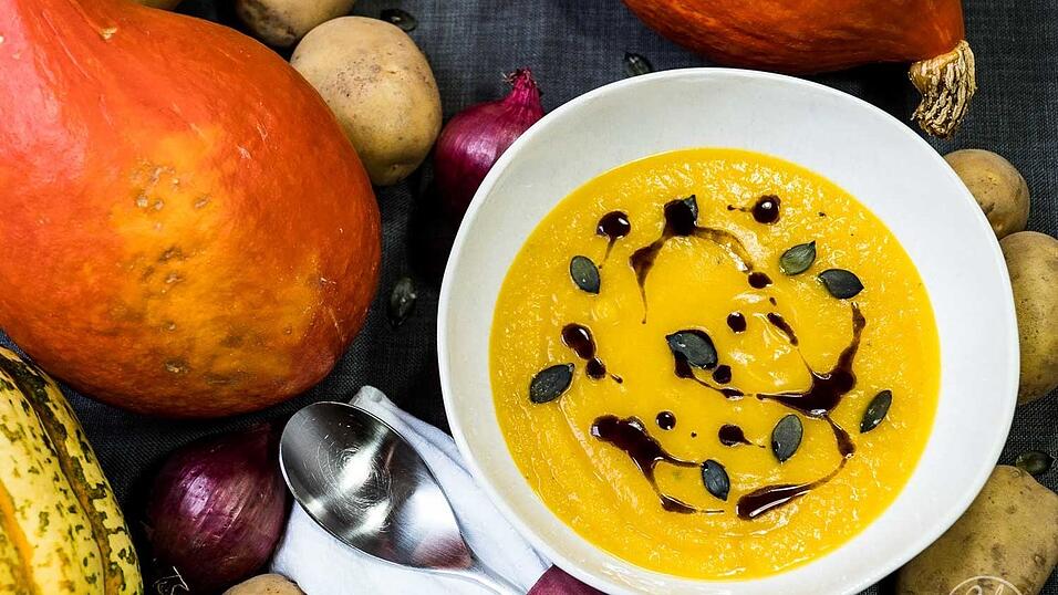 Ein absolutes Muss im Herbst: Die Kürbissuppe.