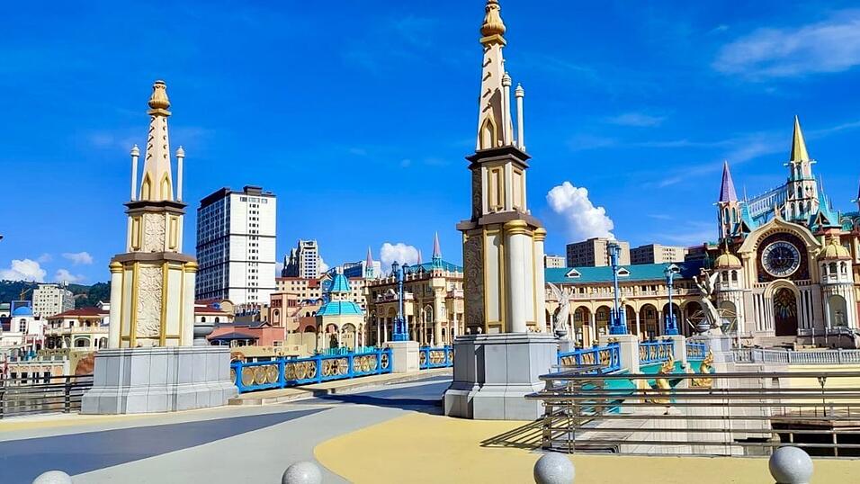 In der Glücksspiel-Enklave wird überall gebaut. In der Glücksspiel-Enklave wird überall gebaut.