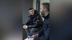 Eric Martel im Gespr&auml;ch mit unserem Sportredakteur Stefan Wimberger.&nbsp;