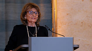 Charlotte Knobloch, Präsidentin der Israelitischen Kultusgemeinde München und Oberbayern, beim Festakt zur Wiederherstellung der Synagoge Reichenbachstraße. Charlotte Knobloch, Präsidentin der Israelitischen Kultusgemeinde München und Oberbayern, beim Festakt zur Wiederherstellung der Synagoge Reichenbachstraße.