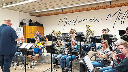 Mittwoch ist Musik! Die Mitterfelser proben wieder.