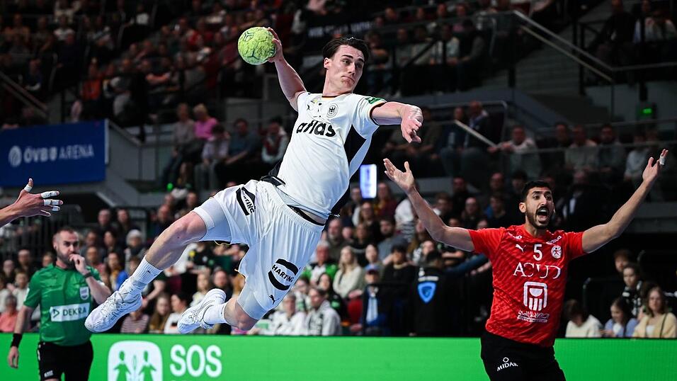 Miro Schluroff gab im März 2025 sein Debüt im DHB-Team. Miro Schluroff gab im März 2025 sein Debüt im DHB-Team.