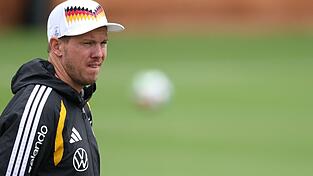 Julian Nagelsmann schaut beim DFB-Training ganz genau hin.