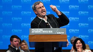 CSU-Chef Markus S&ouml;der fordert beim Politischen Aschermittwoch in Passau mehr Leistungsbereitschaft.