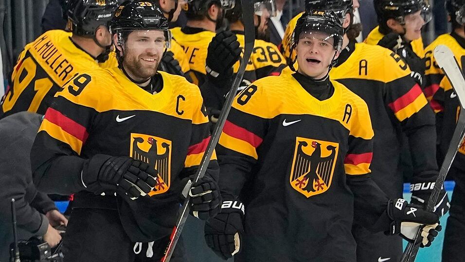 Leon Draisaitl und Tim St&uuml;tzle f&uuml;hren Deutschlands Eishockey-Team zum Sieg gegen D&auml;nemark