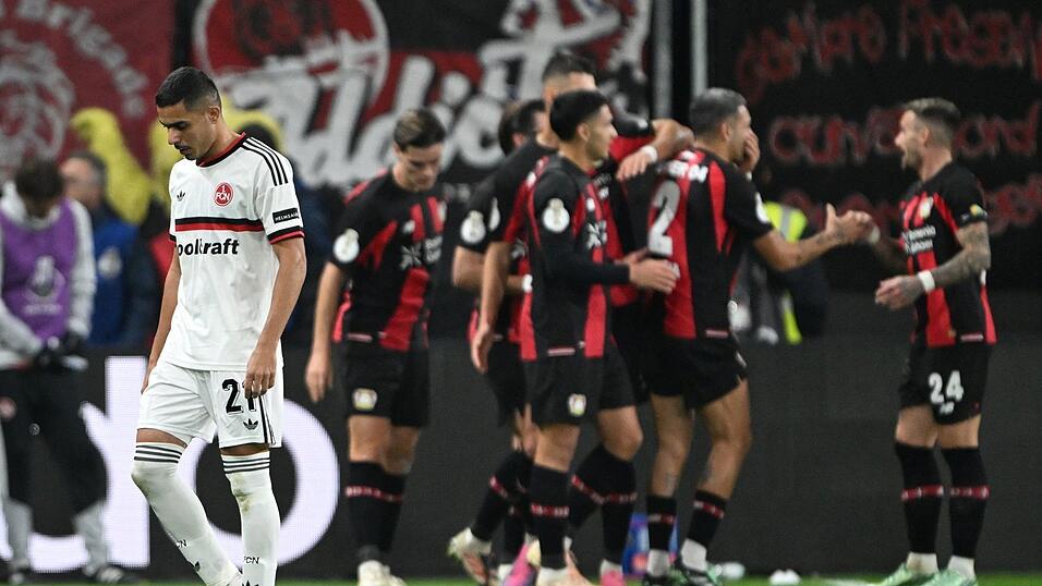 Am Ende war Bundesligist Bayer Leverkusen zu stark für den 1. FC Nürnberg. Am Ende war Bundesligist Bayer Leverkusen zu stark für den 1. FC Nürnberg.