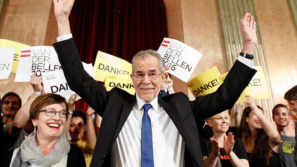 Alexander Van der Bellen hat die Pr&auml;sidentenwahl denkbar knapp gewonnen.