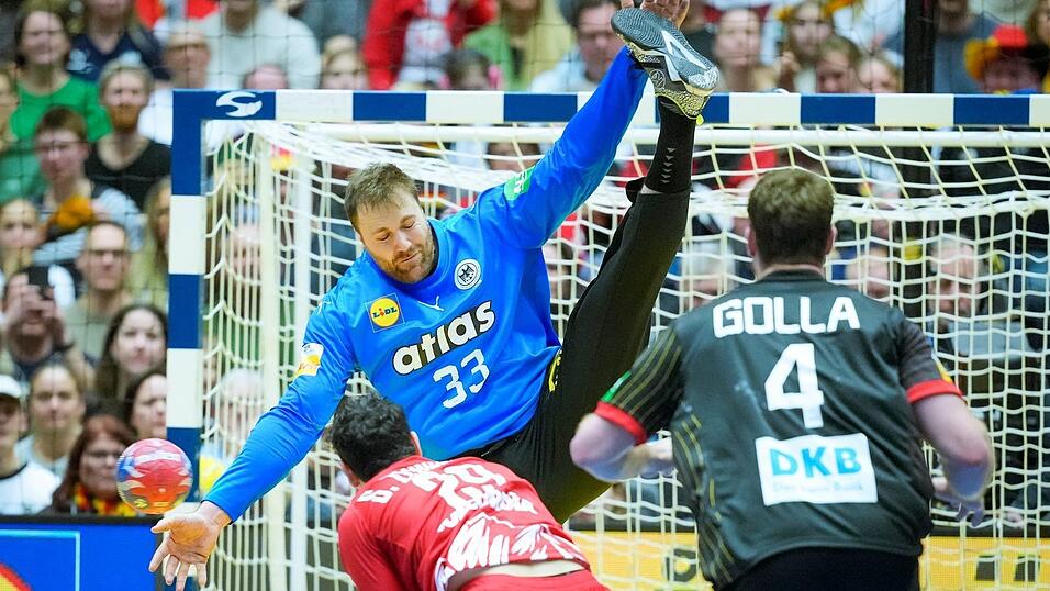 War der überragende Mann beim Sieg der DHB-Auswahl gegen die Schweiz: Torwart Andreas Wolff War der überragende Mann beim Sieg der DHB-Auswahl gegen die Schweiz: Torwart Andreas Wolff