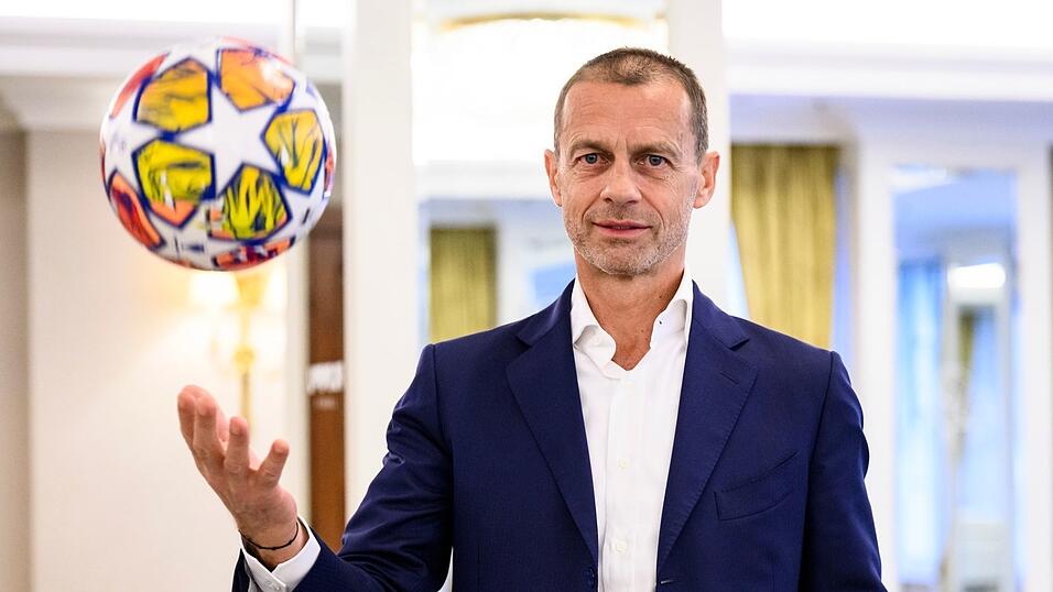 Organisiert Europas Widerstand: UEFA-Boss Ceferin. (Archivbild) Organisiert Europas Widerstand: UEFA-Boss Ceferin. (Archivbild)