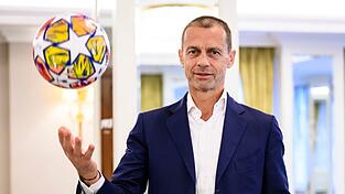 Organisiert Europas Widerstand: UEFA-Boss Ceferin. (Archivbild) Organisiert Europas Widerstand: UEFA-Boss Ceferin. (Archivbild)