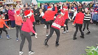 Die Jazzdance-Gruppe des FC Miltach sorgte für großen Beifall.