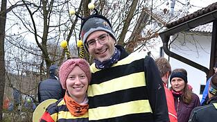 Auch diese Bienen nahmen teil.