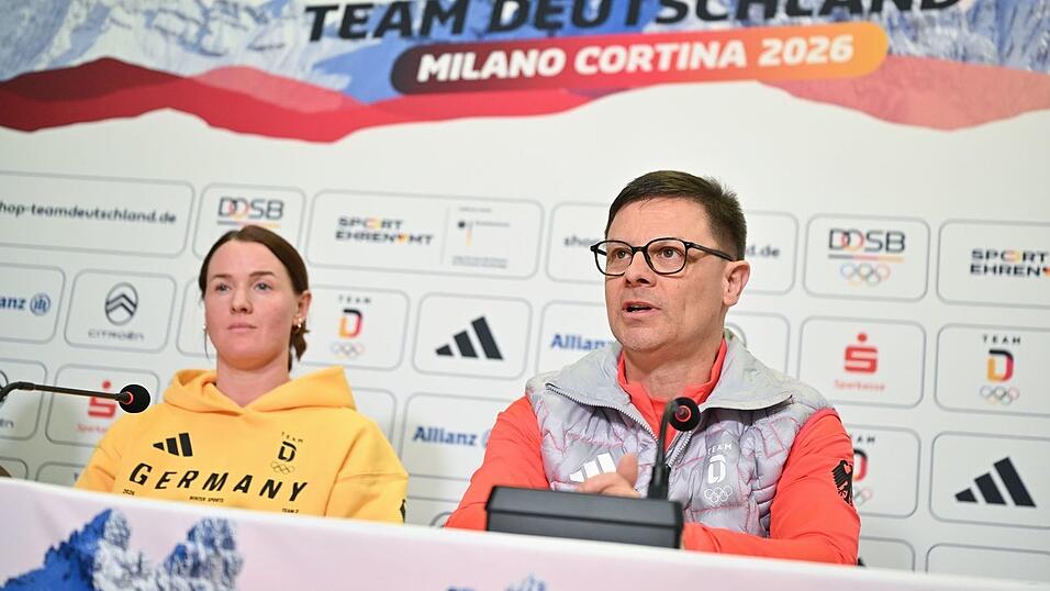 Er gibt keine konkrete Medaillenvorgabe: Chef de Mission Olaf Tabor (r).