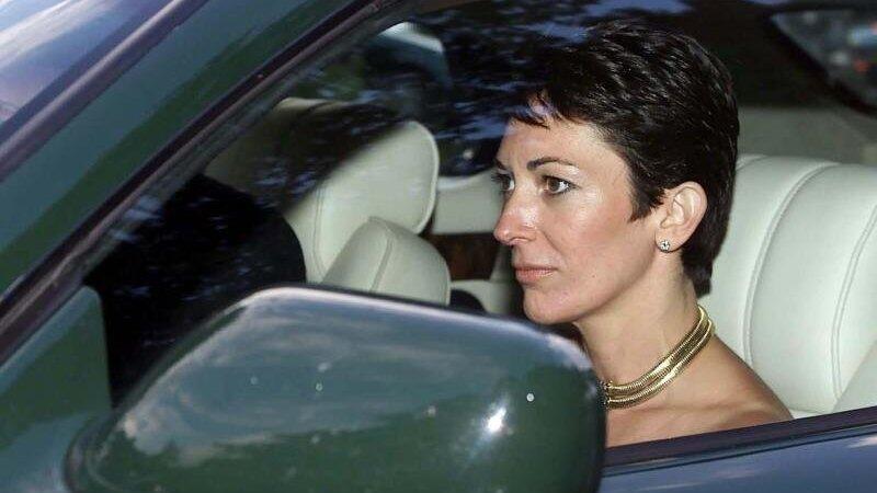 Ghislaine Maxwell bei der Hochzeit einer Freundin in England.