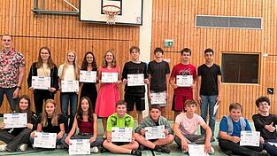 Beim English in Action Day Camp des Kreisjugendrings erhielten die Teilnehmer Zertifikate.