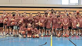 Ingesamt 50 Nachwuchs-Basketballspieler nahmen heuer am Sommercamp teil.