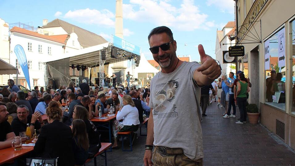 Das Bismarckplatzfest in Landshut war auch am Samstag gut besucht.