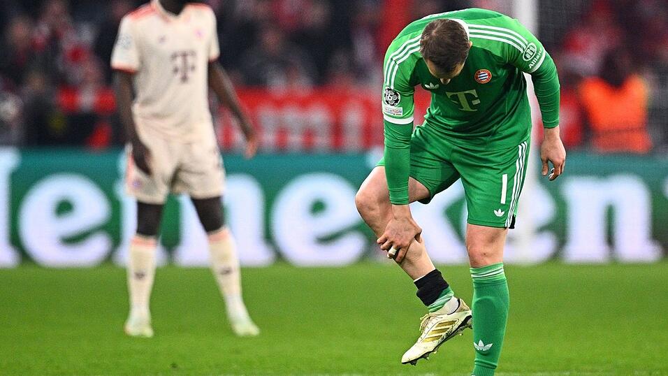 Die Wade: Bayern-Torwart Manuel Neuer fällt vorerst verletzt aus.