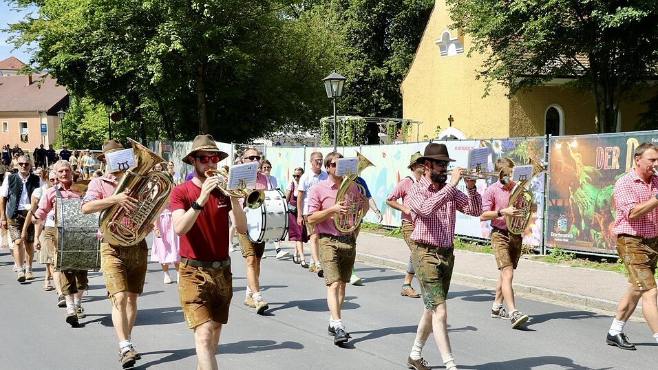 Die „Grabitzer Blechblos‘n“. Die „Grabitzer Blechblos‘n“.