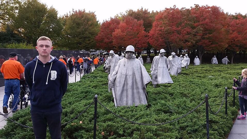 Das Denkmal des Korea- und des Vietnamkrieges.