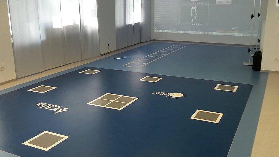 Einige der Test finden auf dem SpeedCourt statt. (Foto: H&uuml;sch)
