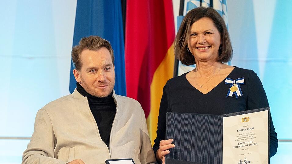 Autor und Schauspieler Samuel Koch wurde ebenfalls ausgezeichnet.