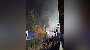 In Landshut brannte am Freitagmorgen ein Haus.