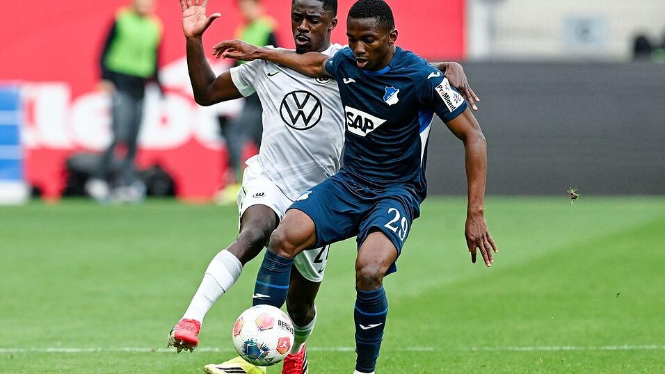 Bazoumane Tour&eacute; (r) z&auml;hlte zu den auff&auml;lligsten Hoffenheimern.