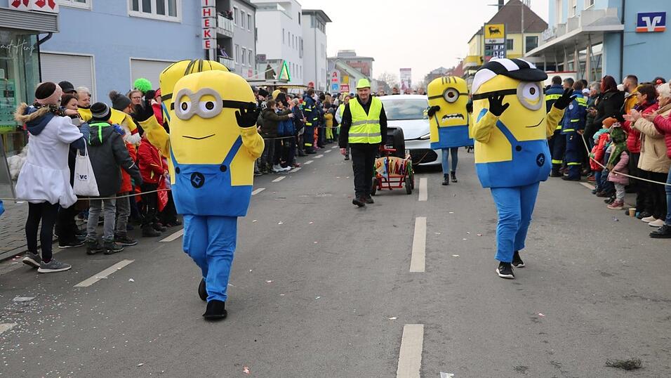Beim Bogener Faschingsumzug war einiges geboten.