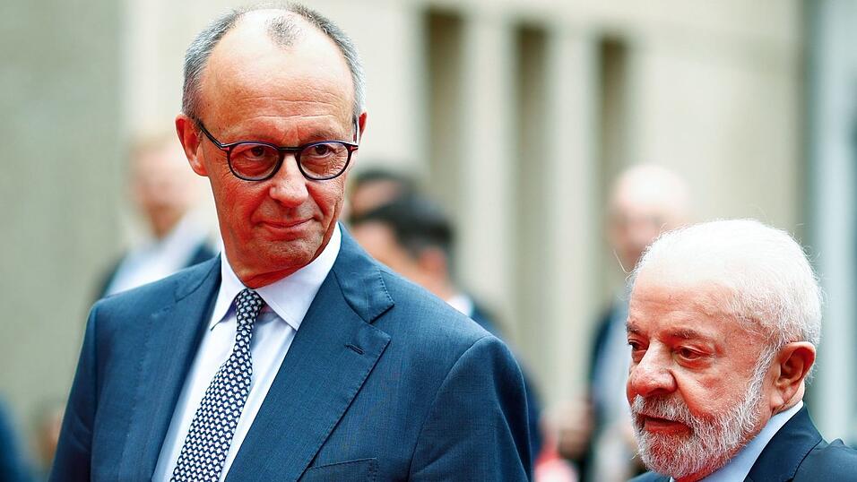 Merz und Lula trafen sich bereits Sonntagabend zu einem Gespr&auml;ch unter vier Augen.