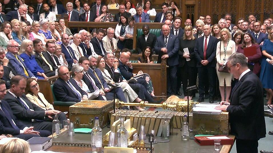 Starmer erlebte seine letzte Fragestunde im britischen Parlament. Starmer erlebte seine letzte Fragestunde im britischen Parlament.