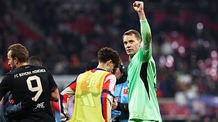 Bayern-Torwart Manuel Neuer jubelt &uuml;ber den n&auml;chsten Kantersieg.