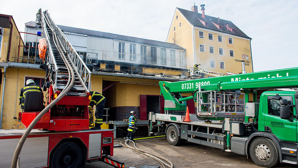 Bei dem Brand in der Irlbacher Schlossbrauerei entstand ein Millionenschaden. Foto: Mathias Adam