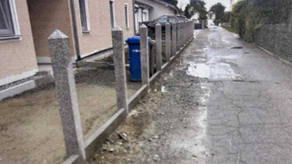 Erhebliche Sch&auml;den: Neuwiesstra&szlig;e.